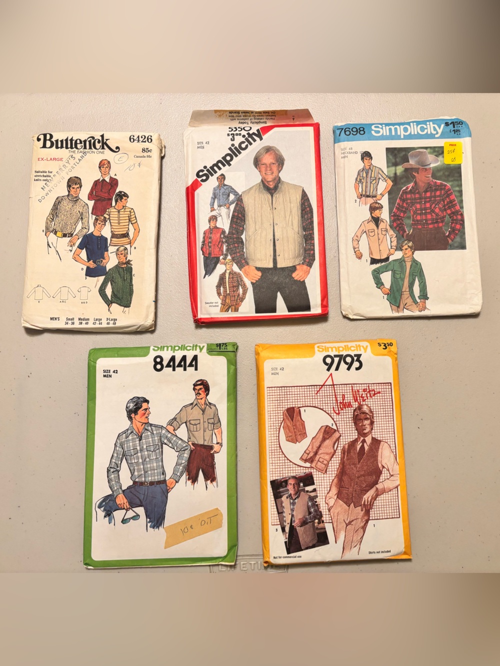 Vintage Men's Sewing Patterns Bundle/5
#10